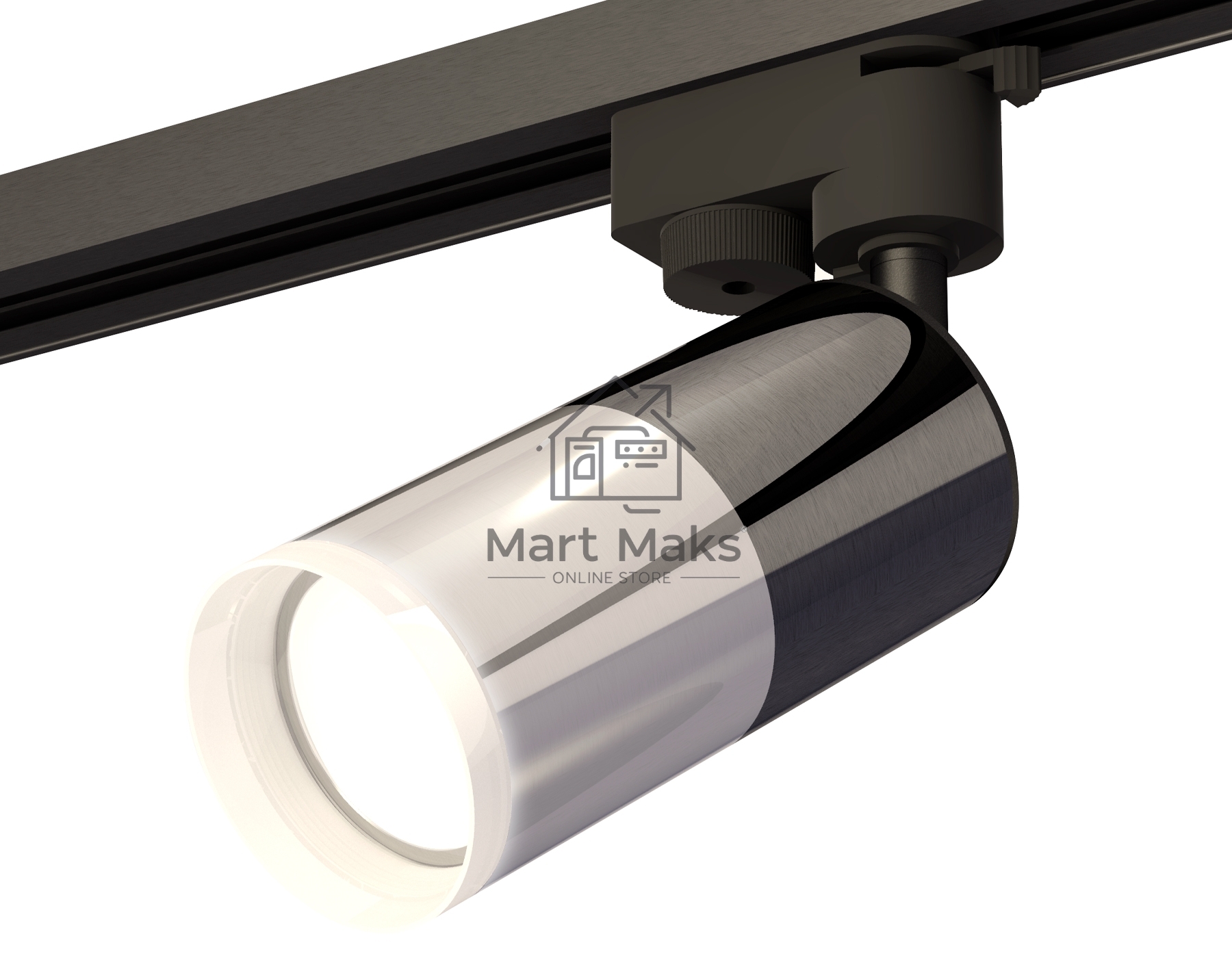 Светильник Ambrella light XT6305002 PSL/DCH/FR серебро полированное/черный хром/белый матовый MR16 GU5.3