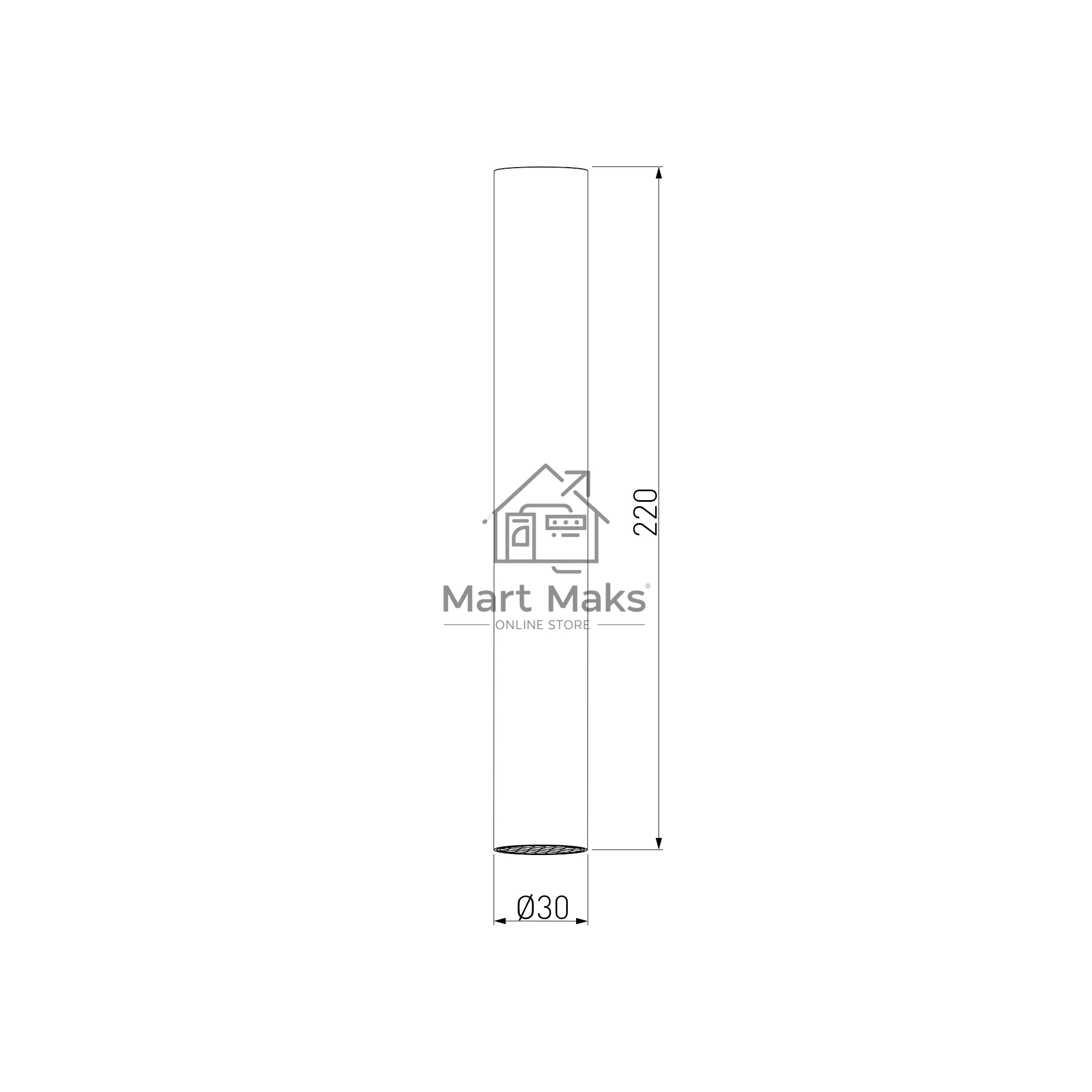 Pika 6W (25030/LED)/Светильник накладной серебро