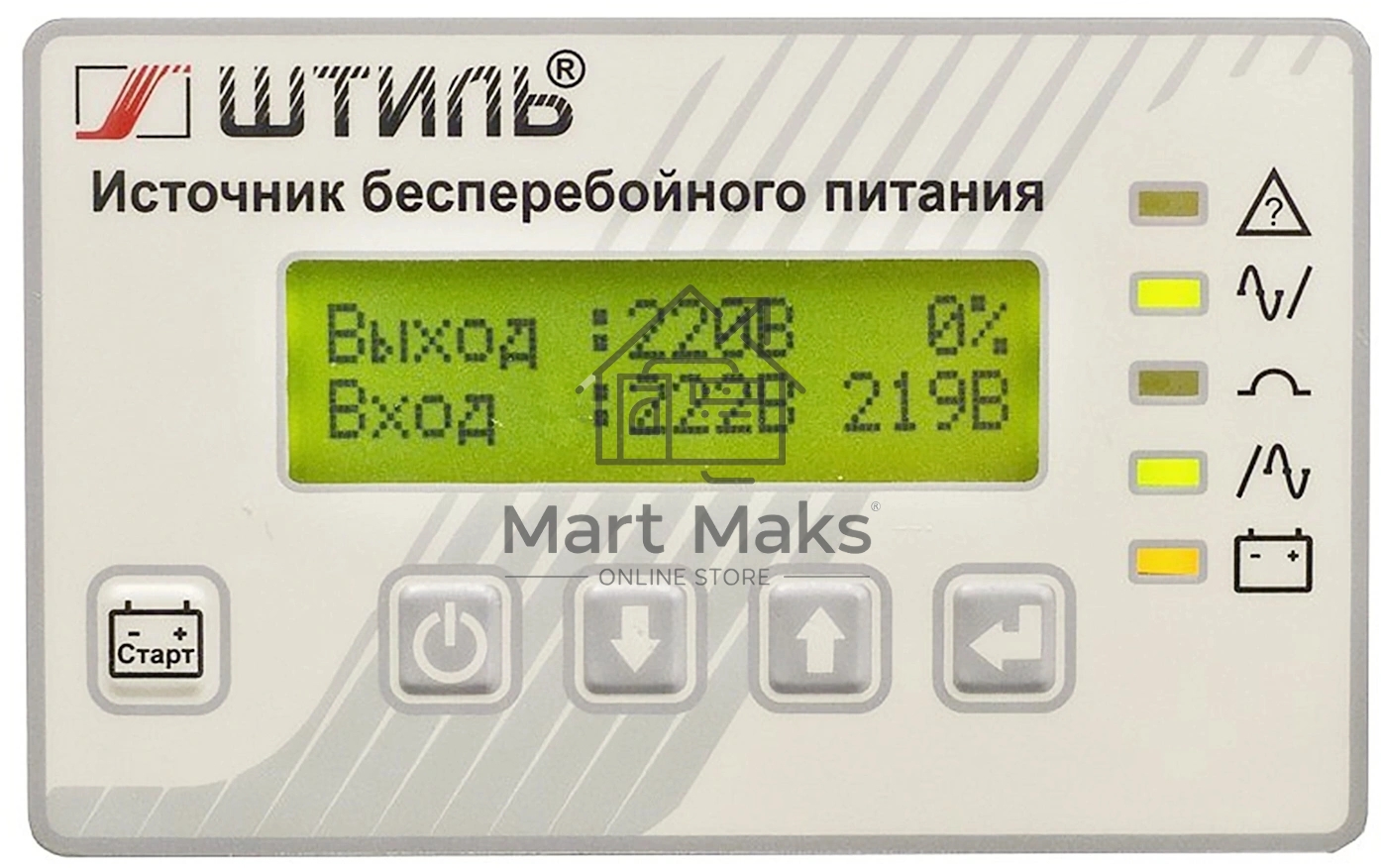 Источник бесперебойного питания Штиль ST1110L 8000Вт 10000ВА серый