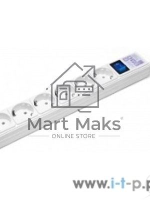 Фильтр-удлинитель PowerCube (SPG(5+1)-16B-3M) 6 розеток, 3м,16А/3,5кВт, белый