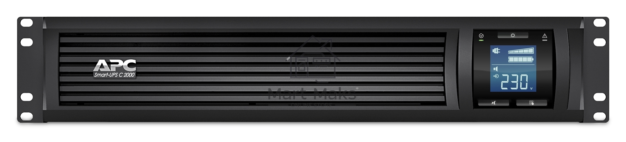 Источник бесперебойного питания APC Smart-UPS C SMC2000I-2U 1300Вт 2000ВА черный