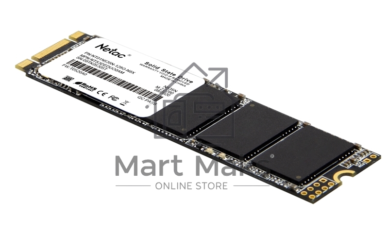 Накопитель SSD Netac N535N, 128GB, M.2 2280, SATA-III, R/W 510/440