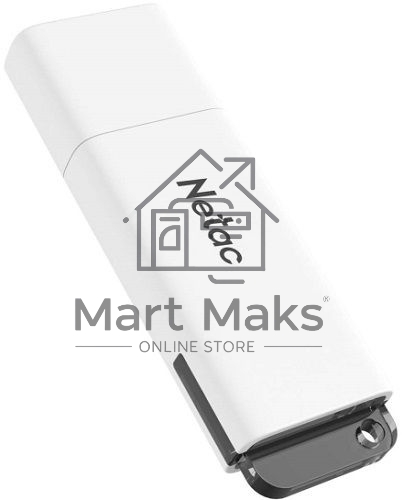 Флешка USB R/W R/W Netac U185 64Gb <NT03U185N-064G-30WH>, USB3.0, с колпачком, пластиковая белая