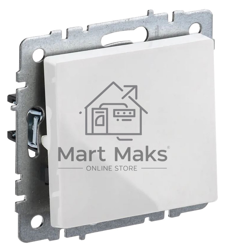 Выключатель 1-кл. IEK BRITE 10А ВС10-1-0-БрБ белый