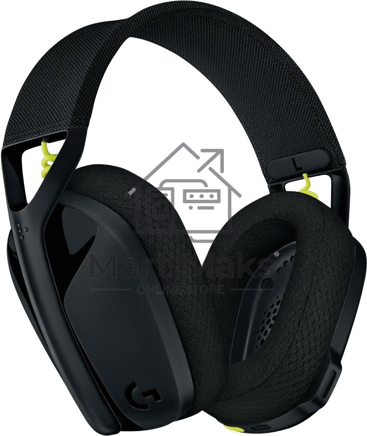 Наушники с микрофоном Logitech G435 черный/желтый накладные Radio оголовье (981-001050)