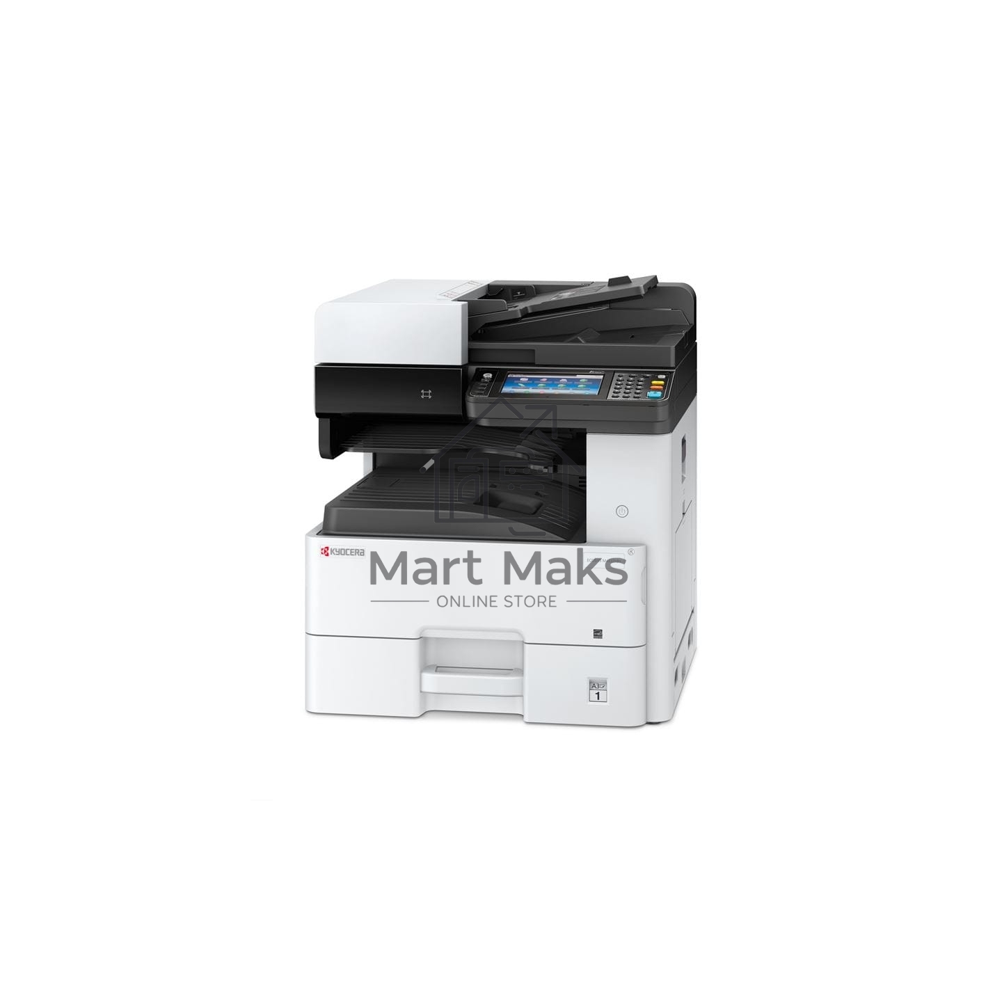 МФУ лазерный Kyocera Ecosys M4132idn (1102P13NL0), A3, ч/б, печ. до 32 стр/мин. (А4) до 17 стр/мин. (А3), скан. до 50 стр/мин., 1200 x 1200 dpi (печать) 600x600dpi (скан.), USB, RJ-45, NFC, Air Print, Mopria