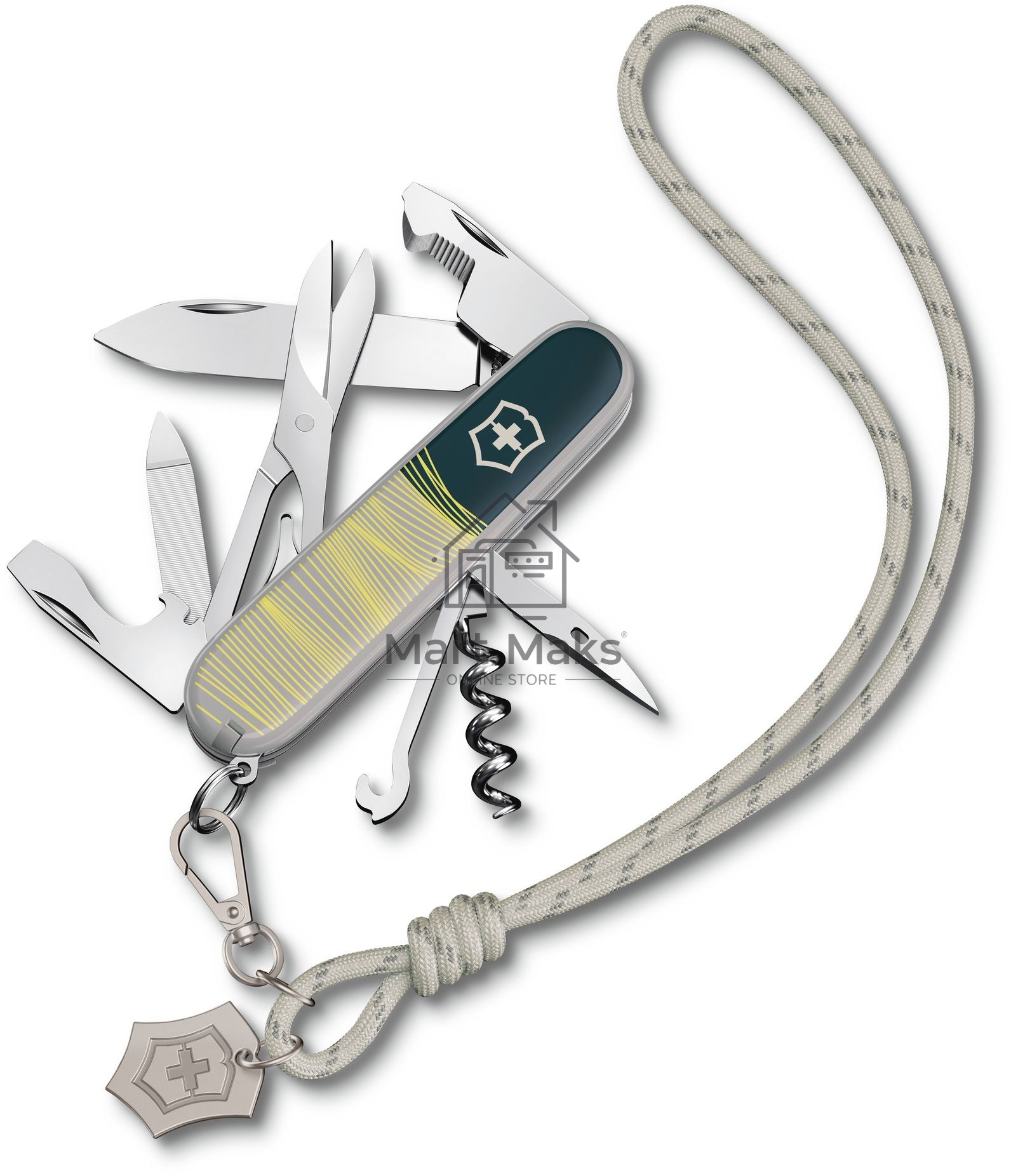 Нож перочинный Victorinox Companion New York Style (1.3909.E223) 91мм 16функц. зеленый с чехлом подар.коробка
