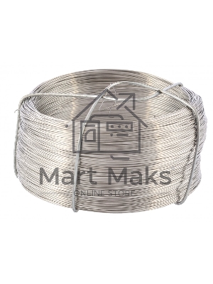 Проволока из нержавеющей стали 0,5 мм, длина 200 м Сибртех