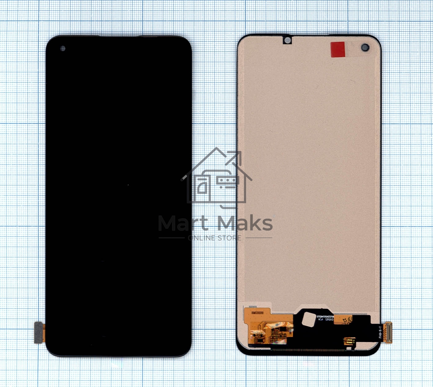 Дисплей для Realme 10 (TFT) черный