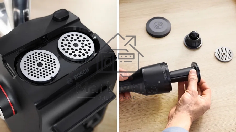 Мясорубка Bosch MFWS440B, 1900W, черный