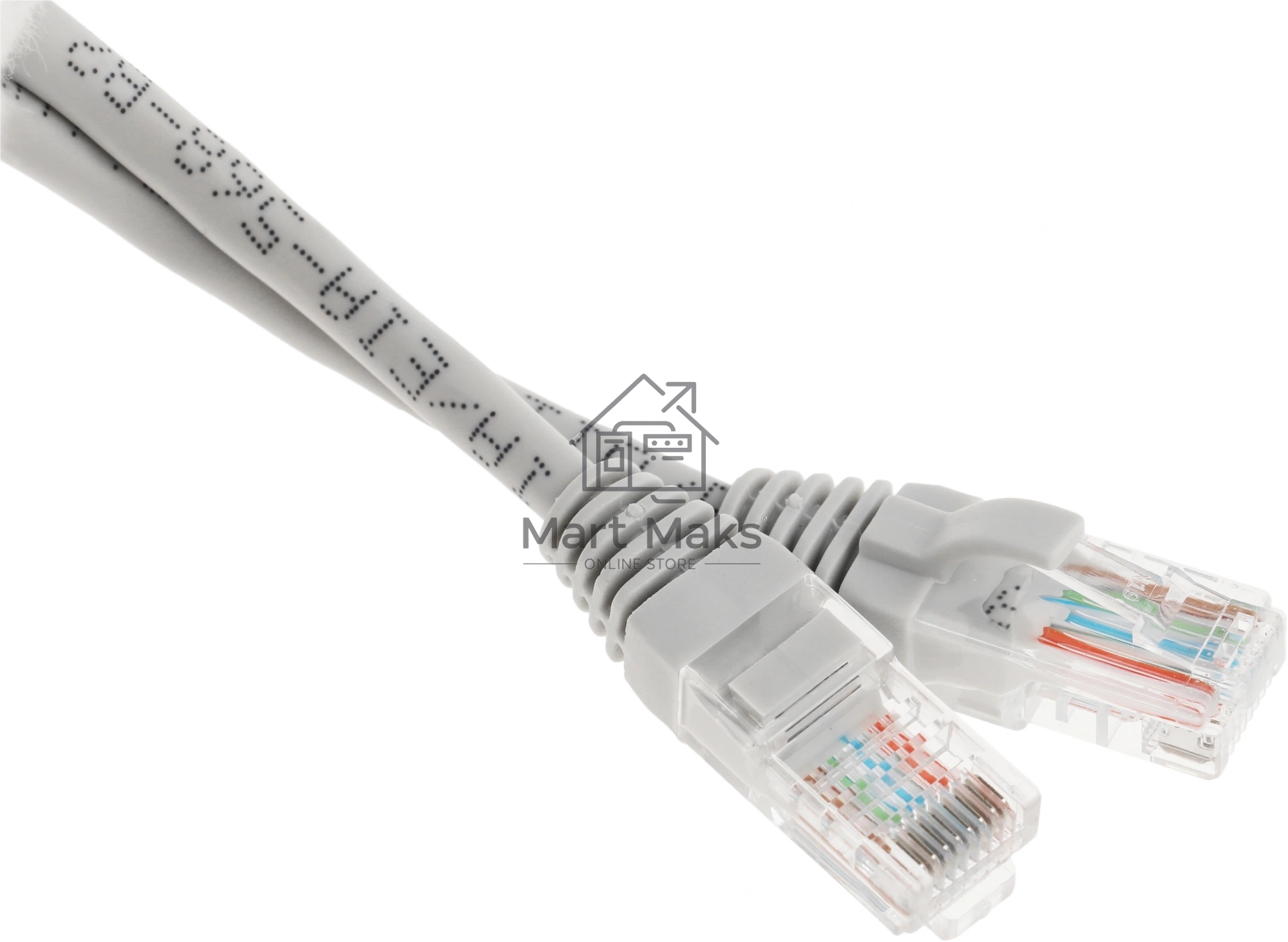 Патч-корд 5-970 0.5 1G UTP 4 пары cat5E CCA molded 0.5м серый RJ-45 (m)-RJ-45 (m)