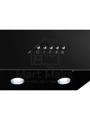 Вытяжка наклонная Monsher Astra 50 Noir черный, 50 см, 1100 куб. м/ч, 53 дБ