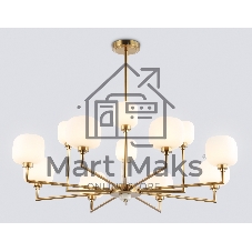 Люстра Ambrella light LH53019/12 BS/FR латунь/белый матовый G9*12 max 40W D910*680