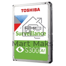 Жесткий диск HDD Toshiba S300 AI 10Tb 7200rpm SATA III 512Mb 3.5