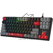 Клавиатура A4Tech S310N механическая черный/красный USB Multimedia for gamer LED кабель 1.8м