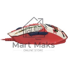 Мышь проводная A4Tech Bloody W63 Max Proxy Boom бежевый/красный, 12000 dpi, USB, кнопки - 9