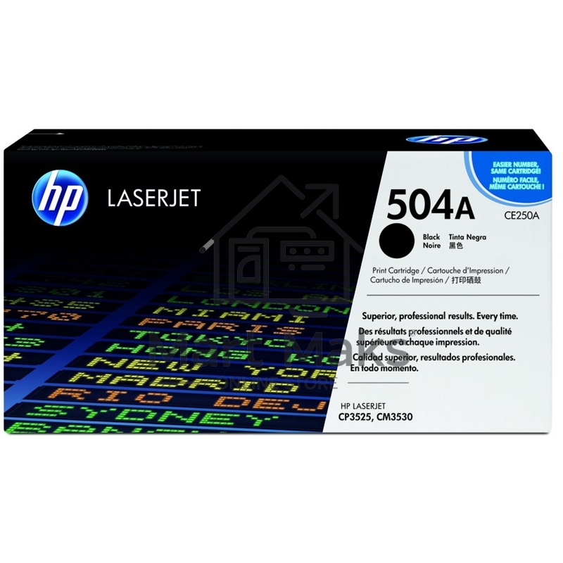 Картридж лазерный HP CE250A черный для CLJ CM3530/CP3525 5000стр.