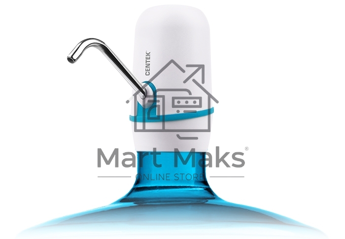 Помпа электрическая Centek CT-3002 White <2.2л/мин> 8Вт, 2 насоса, Li 1200 мАч, USB зарядка, LED