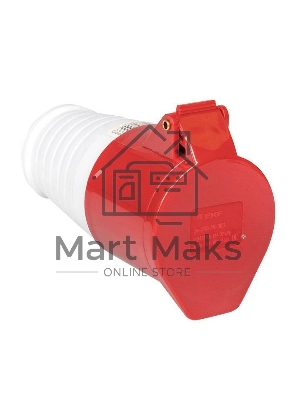 Розетка кабельная 16А 380В 3P+РЕ IP44 (214) EKF ps-214-16-380 Розетка кабельная 16А 380В 3P+РЕ IP44 (214) EKF ps-214-16-380