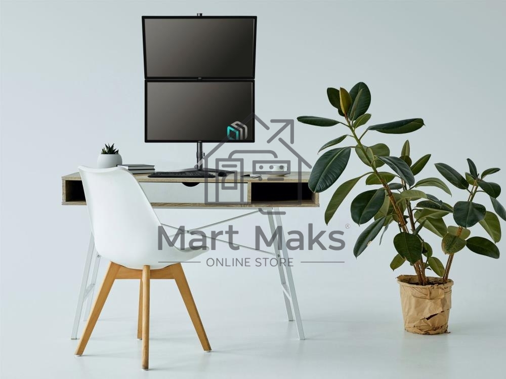 Кронштейн ONKRON D208FS для двух мониторов 13