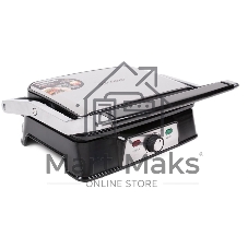 Гриль-пресс электрический Endever Grillmaster 220, серебристый/черный