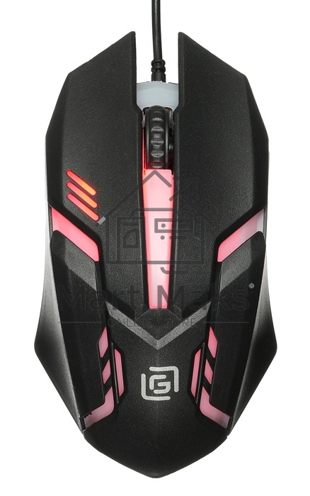 Мышь проводная Oklick 396M INSOMNIA черный, 1000 dpi, USB, кнопки - 3