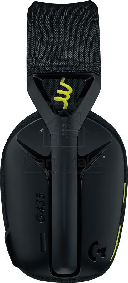 Наушники с микрофоном Logitech G435 черный/желтый накладные Radio оголовье (981-001050)
