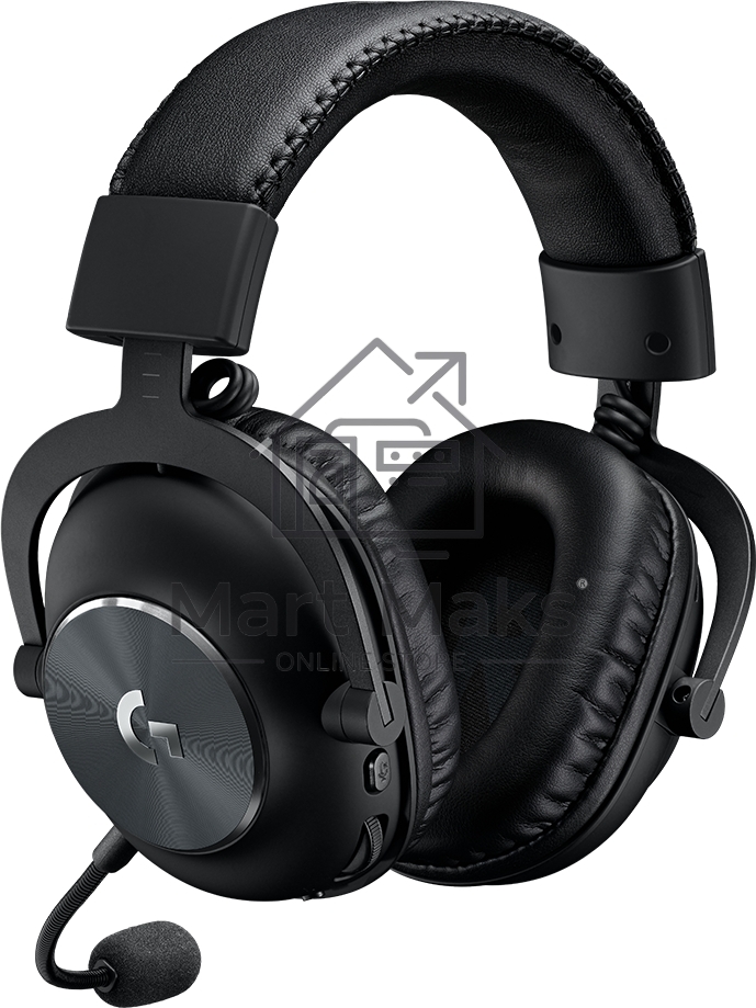 Наушники с микрофоном Logitech Pro X LIGHTSPEED черный мониторные BT оголовье (981-000907)