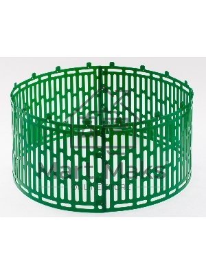 Протектор для защиты стволов деревьев Palisad комплект 4 шт., зеленый