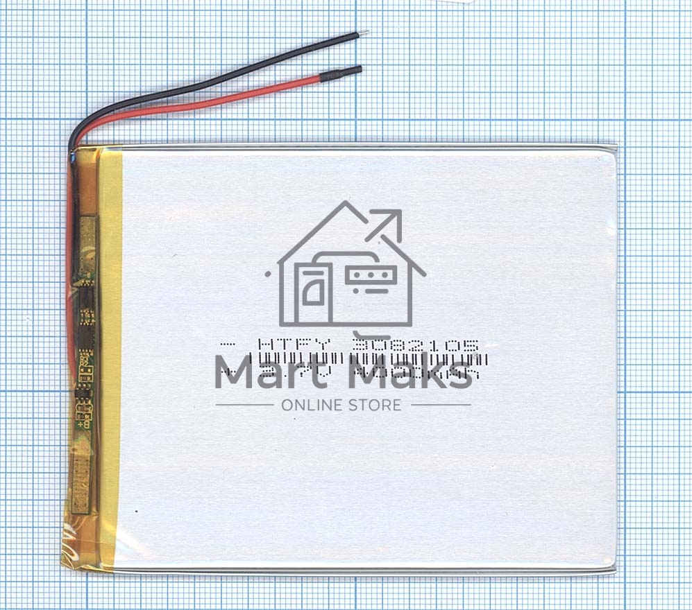 Аккумулятор Li-Pol (батарея) 3*82*105мм 2pin 3.7V/4000mAh