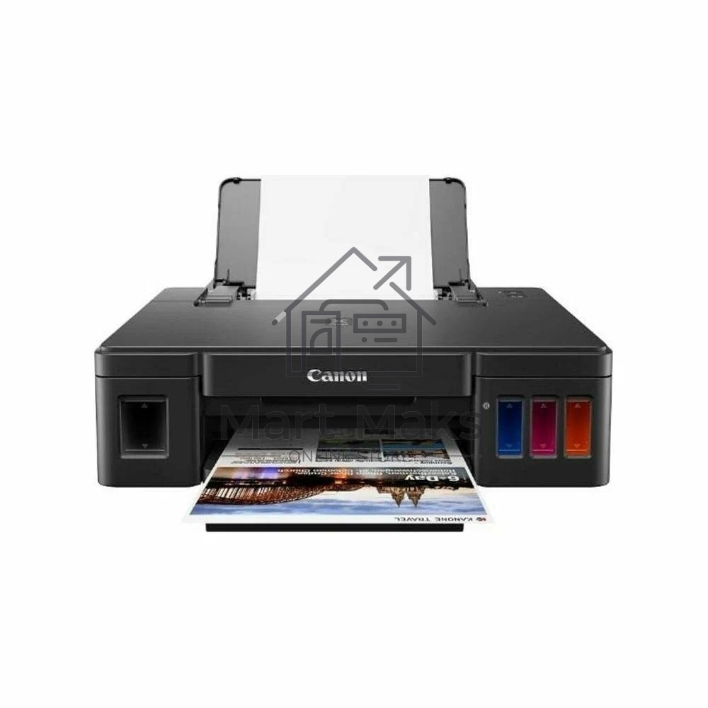 Принтер струйный Canon PIXMA G1410, 4-цветный струйный СНПЧ A4, 8.8 (5 цв) изобр./мин, 4800x1200 dpi, подача: 100 лист., USB, печать фотографий, печать без полей