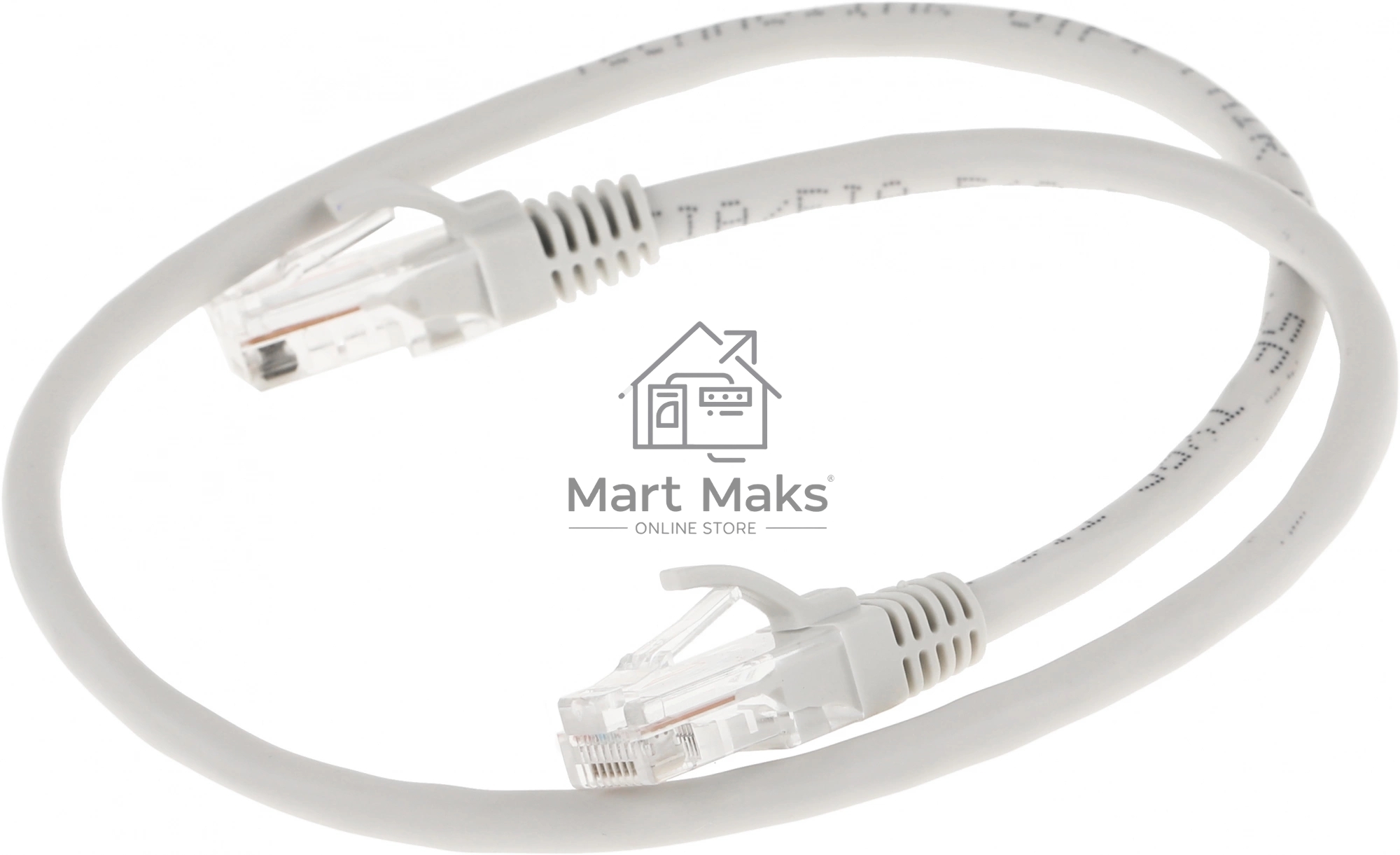 Патч-корд 5-970 0.5 1G UTP 4 пары cat5E CCA molded 0.5м серый RJ-45 (m)-RJ-45 (m)
