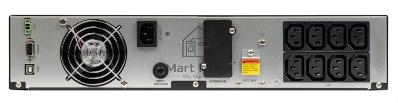 Источник бесперебойного питания Smartwatt DATA PRO IEC 1kVA 900Вт 1000ВА черный