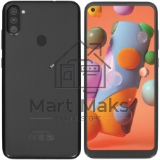 Дисплей (модуль) для Samsung Galaxy A11 SM-A115 в сборе с тачскрином и рамкой (N,G ver.) черный