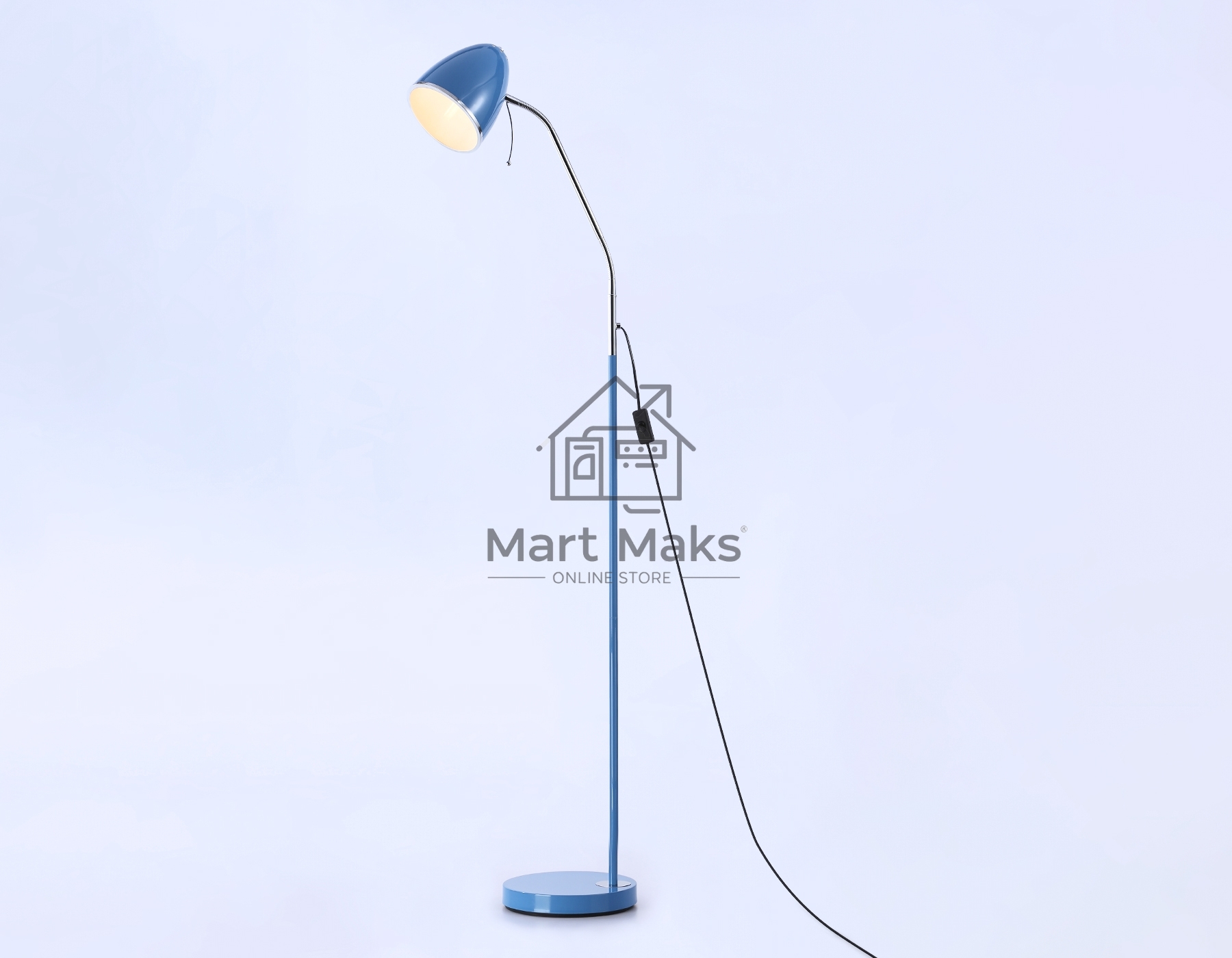 Светильник Ambrella light TR97691 BL синий E27 max 40W D150*1540