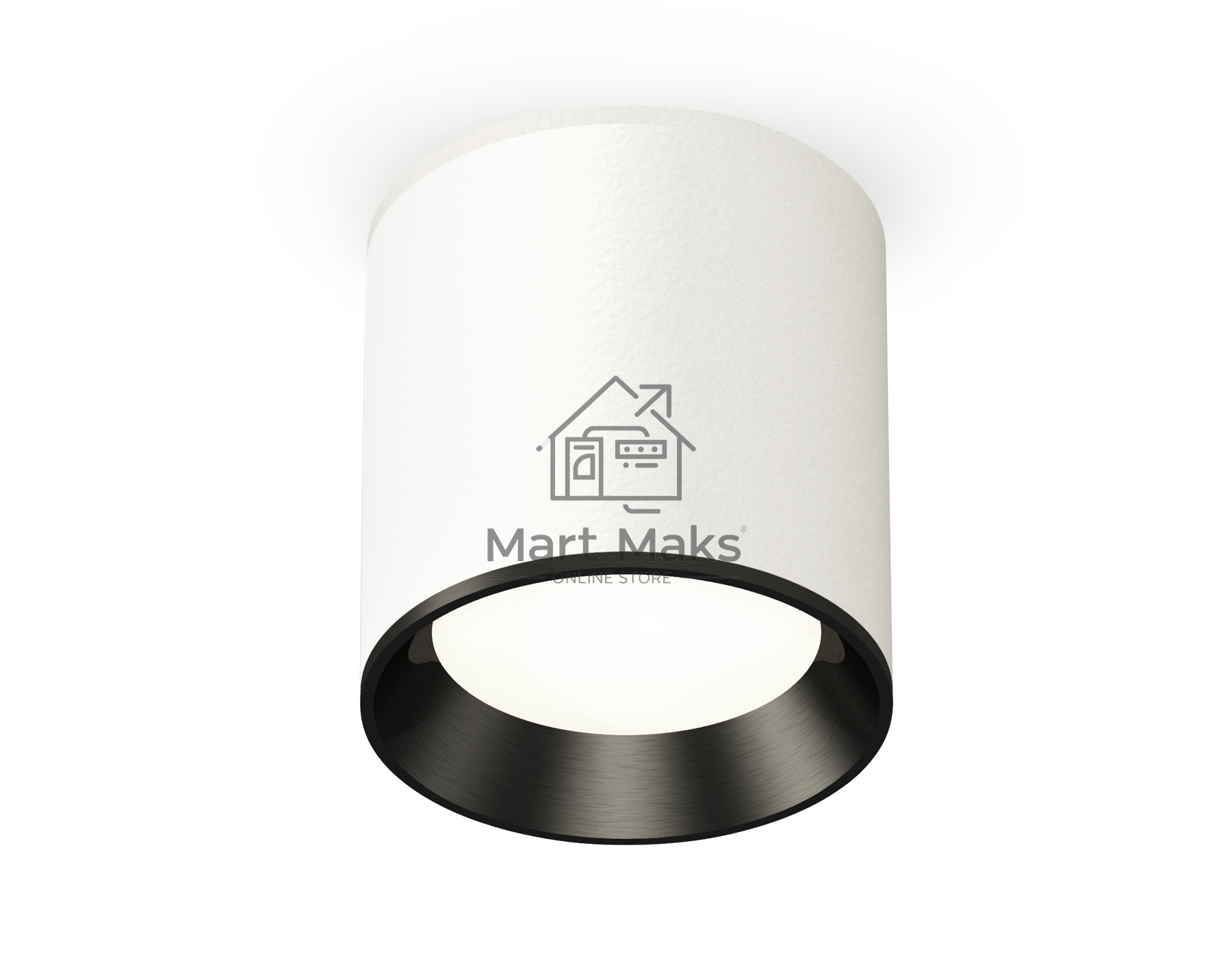 Светильник Ambrella Light XS6301003 SWH/PBK белый песок/черный полированный MR16 GU5.3 (C6301, N6103)