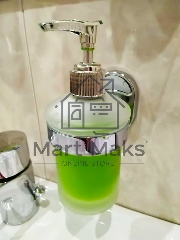 Дозатор для жидкого мыла Potato Genus P292 настенный, хром