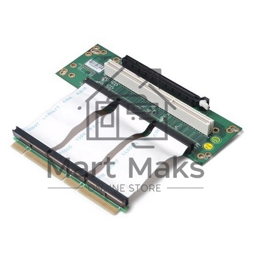 Raiser card Riser card, 2U, 2-Slot, PCI-e 16x 1slot & 64bit PCI-X,Cable Link 100mm(80H09323201B0)