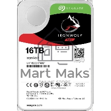 Жесткий диск HDD 16Tb 7200rpm SATA Seagate IronWolf 3.5