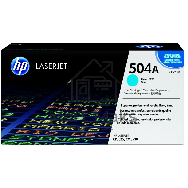 Картридж лазерный HP CE251A голубой для CLJ CM3530/CP3525 7000стр.
