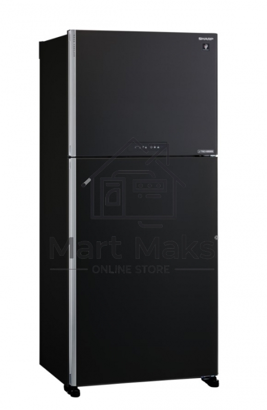 Холодильник Sharp SJ-XG55PMBK черный двухкамерный 394/162 л морозилка сверху