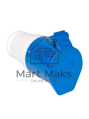 Розетка кабельная 16А 220В 2P+РЕ IP44 (213) EKF ps-213-16-220