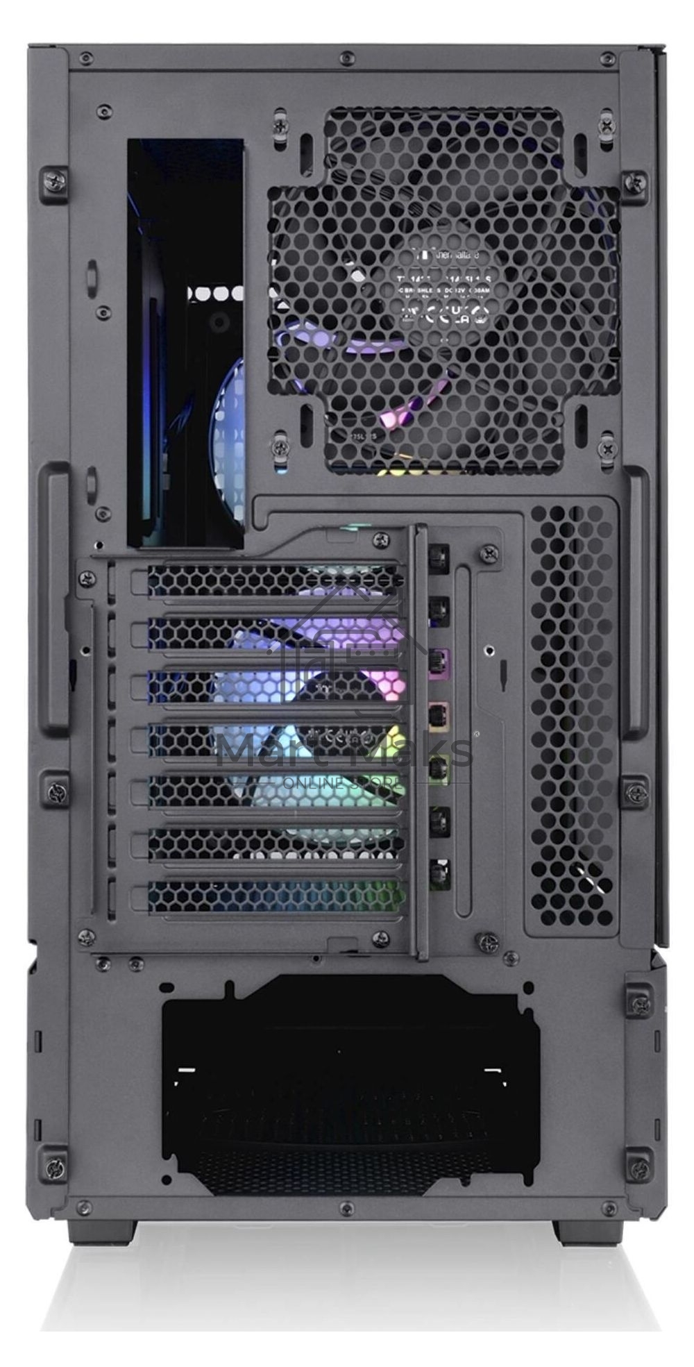 Компьютерный корпус Thermaltake Ceres 300 TG ARGB черный без БП ATX 3x140mm 2xUSB3.0 1xUSB3.1 audio bott PSU