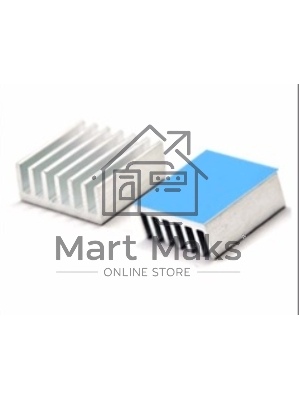 Аллюминиевый радиатор 14х14х10 мм с термоскотчем 3M 8810