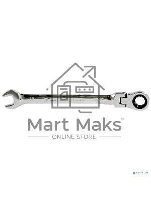 Ключ Matrix комбинированный трещоточный 10мм CrV шарнирный зерк.хром professional