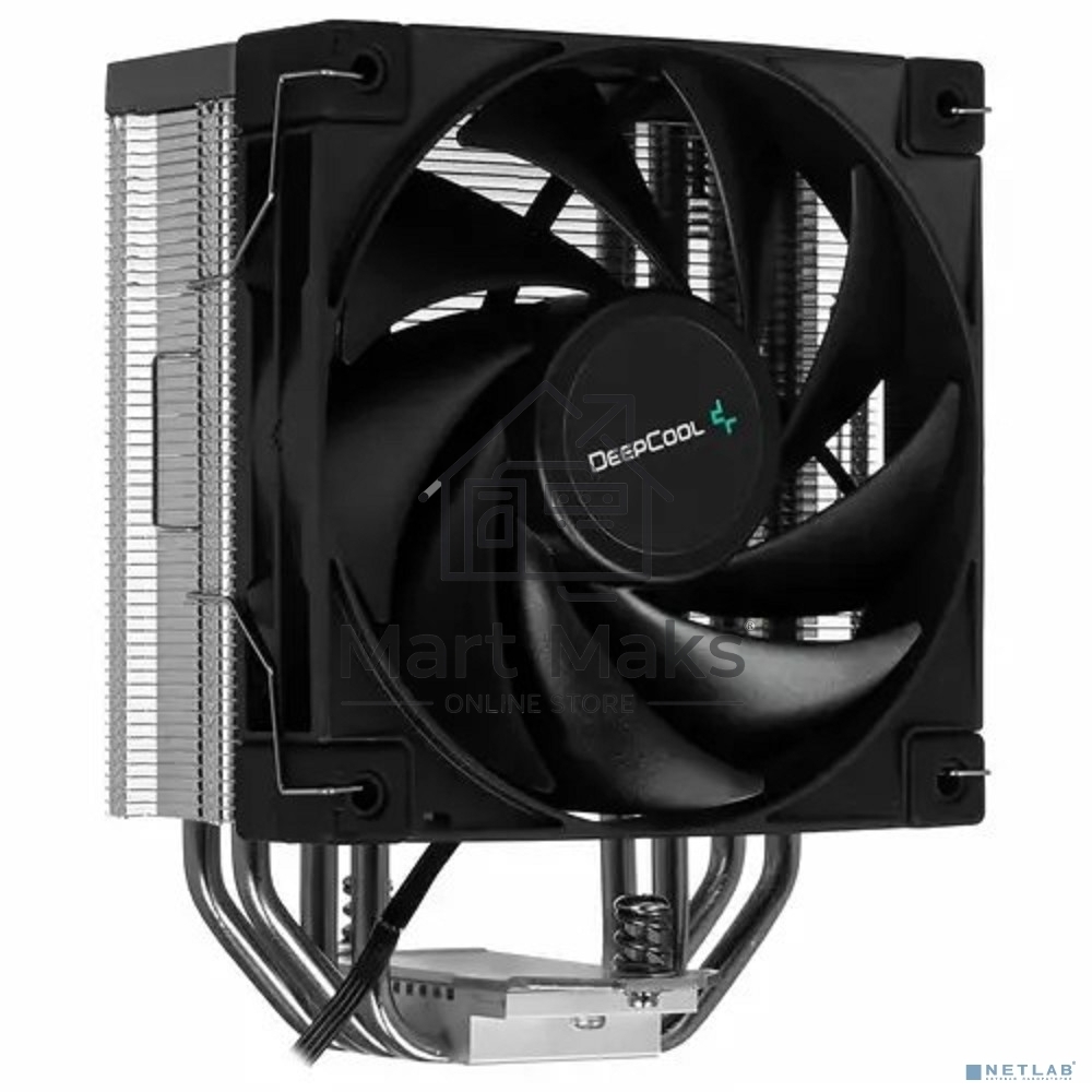 Кулер для процессора DEEPCOOL AK400 черный, 120 мм, алюминий/медь, 1850 об/мин, 29 дБ, 4 pin, 220 Вт, 155 мм