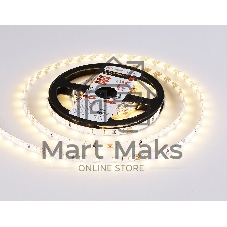 Светодиодная лента Ambrella light GS3001 2835 60Led/ 6W m/ 24V IP20 3000K/ 5000*8*1.2mm (2 конт.)