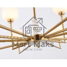 Люстра Ambrella light LH53019/12 BS/FR латунь/белый матовый G9*12 max 40W D910*680