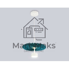Светильник Ambrella light LH72611 WH/GR белый/бирюзовый 6W 3000K D300*260-1770