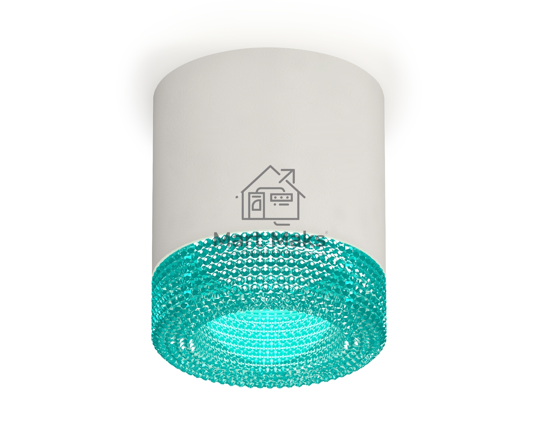 Светильник Ambrella Light XS7401023 SWH/BL белый песок/голубой MR16 GU5.3 (C7401, N7194)